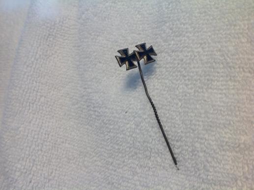 Iron Cross 1939 First and Second Class Miniature Stick Pin 