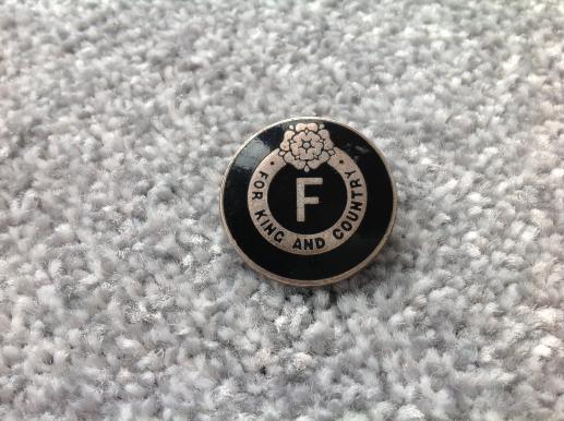 British Union of Fascists Membership Badge