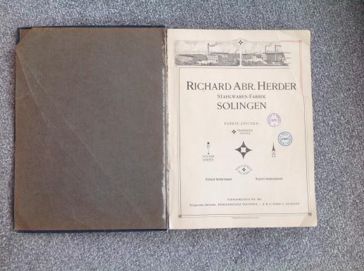 Richard Herder Stock Catalogue.