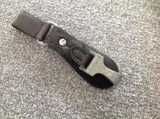 Third Reich Luftwaffe sword Leather Hanger/Belt Loop