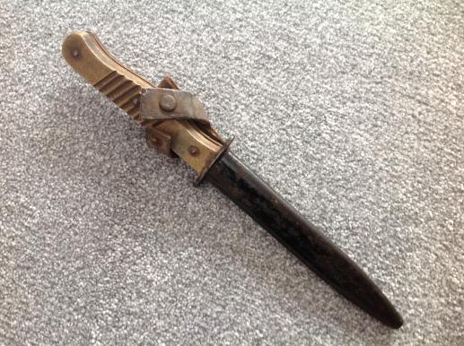 German WW1 Trench Knife- Carl Friedrich Ern.