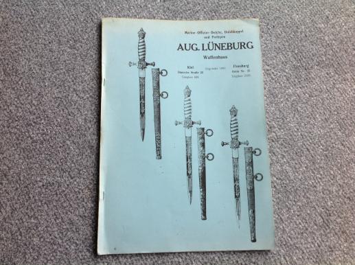 Aug. Lüneburg Catalogue of Miniature Daggers