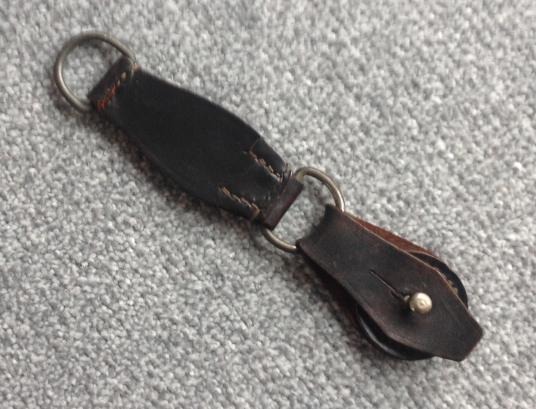 Third Reich SA Brown Leather Belt Loop/ Hanger