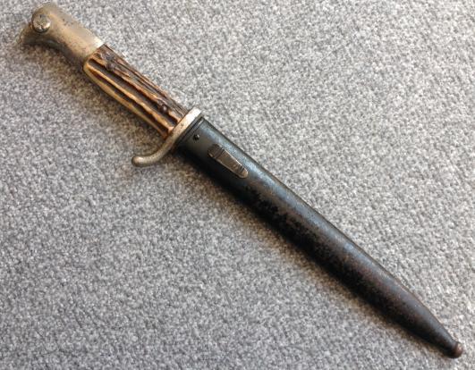 German ww2 Stag Grip Parade Bayonet-Seilheimer