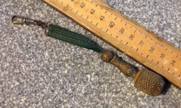 Third Reich mini dagger/Watch Fob Portepee-Forestry?