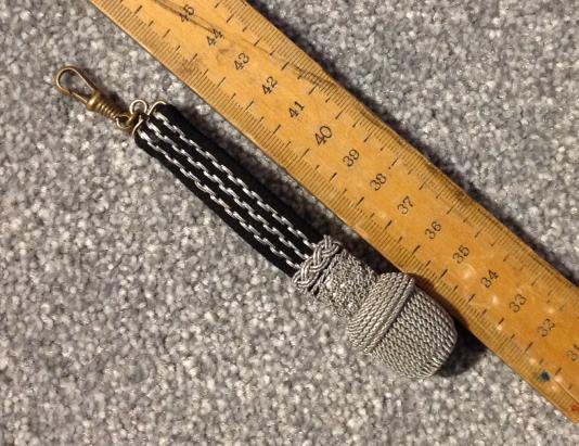 Third Reich mini bayonet/sword Watch Fob Portepee