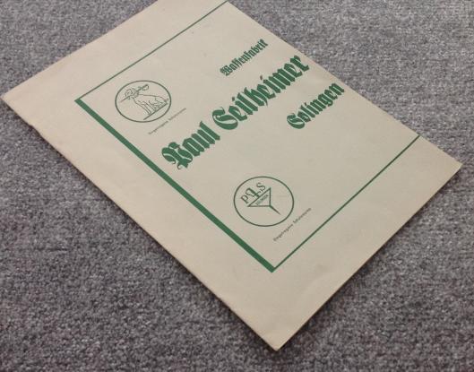 Paul Seilheimer Sales Brochure