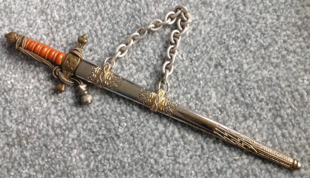 Miniature Wiemar Era Naval  Dagger