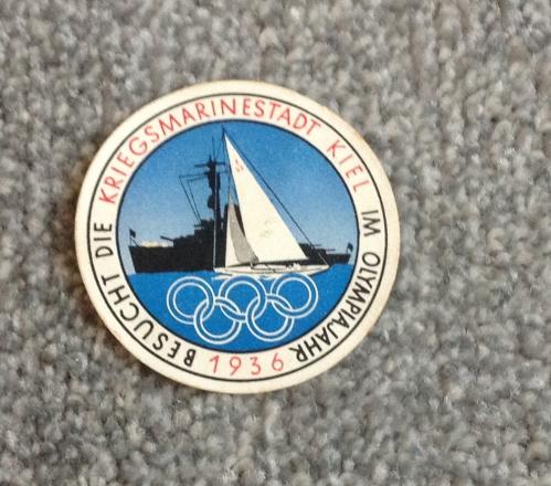 1936 Olympic Promotional Badge