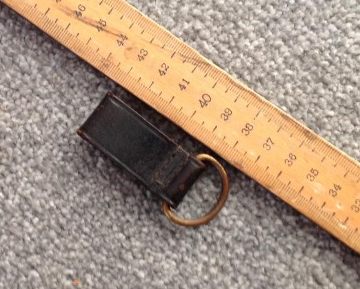 Third Reich Short Leather Belt Loop