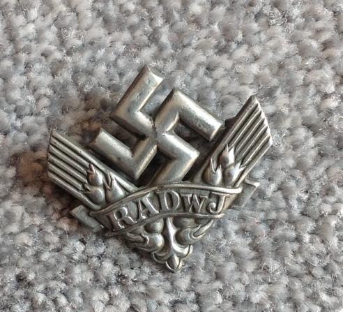 Third Reich RAD Badge