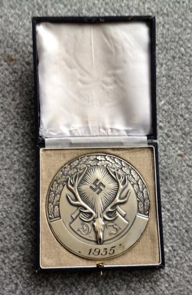 Third Reich Shooting Association Award Plaque