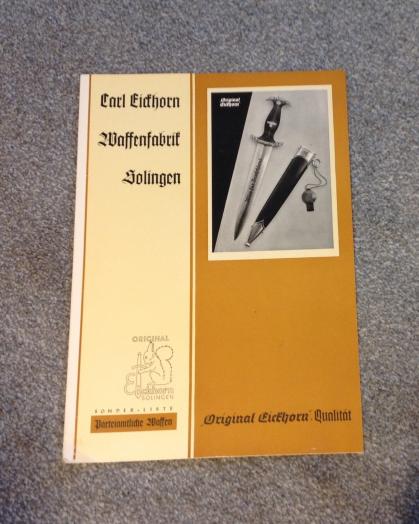 Third Reich Carl Eickhorn Pamphlet