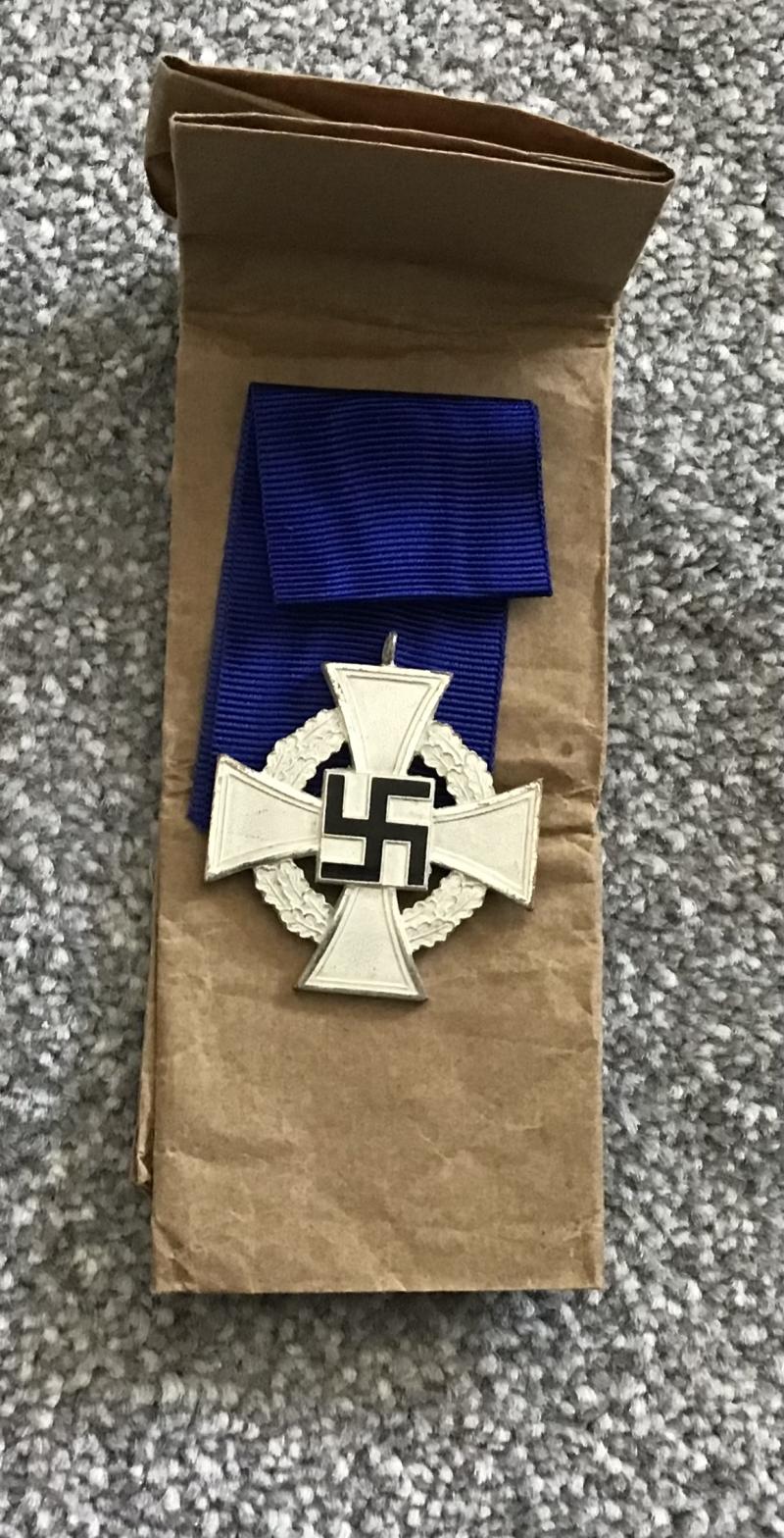 Third Reich Faithful Service Cross