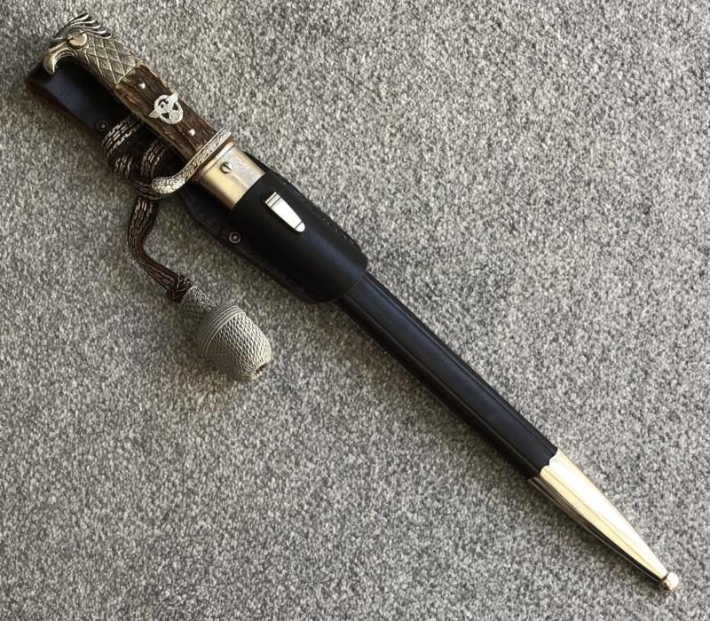 Third Reich Police Officers Bayonet-WKC