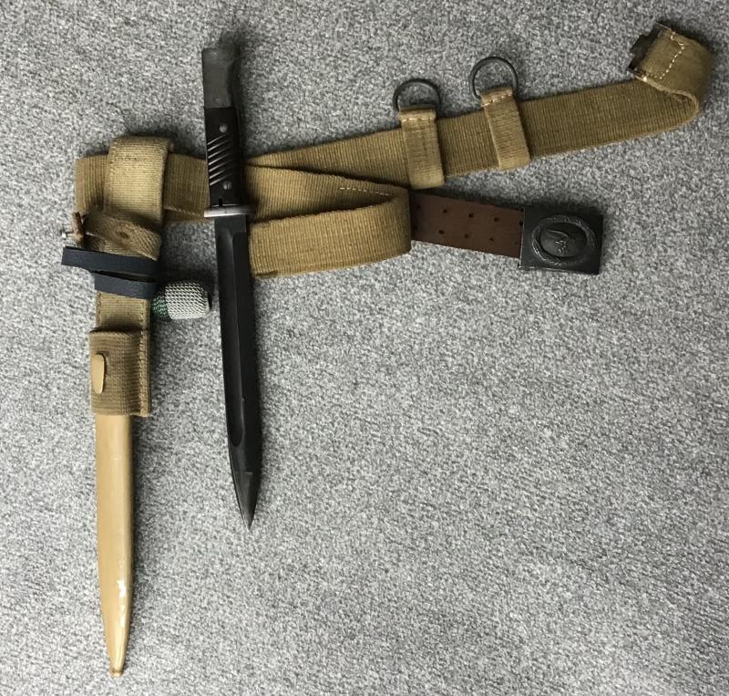 Third Reich Africa Corps (DAK) K98 Bayonet-Eickhorn -with Belt