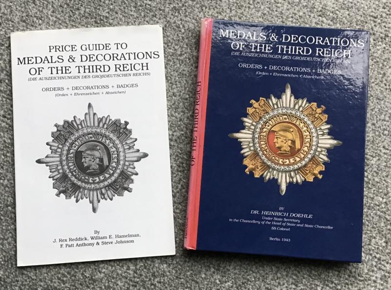 Book-Medals & Decorations of the Third Reich -Doehle