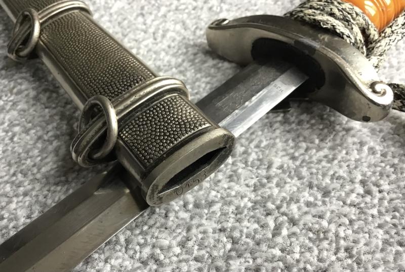 Third Reich TENO Officers Dagger-Low Issue No.