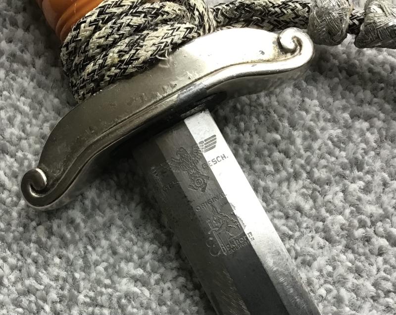 Third Reich TENO Officers Dagger-Low Issue No.