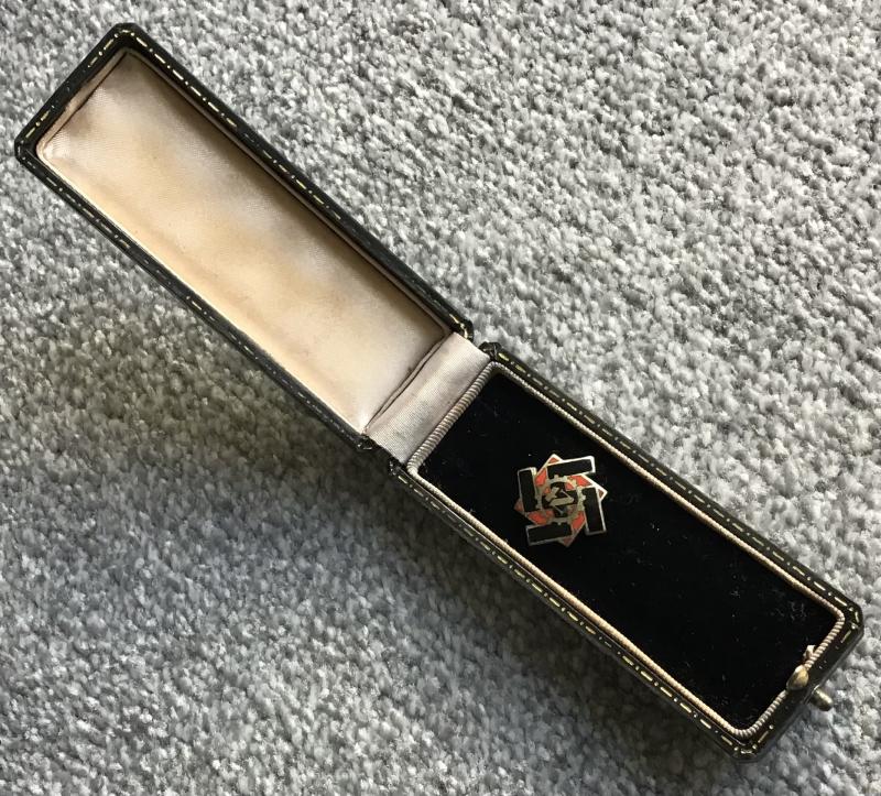 Third Reich TENO Members Lapel Pin-Boxed
