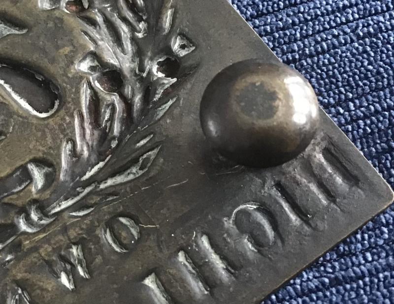 72nd Regiment Duke Of Albany’s Cross Belt Buckle WW1