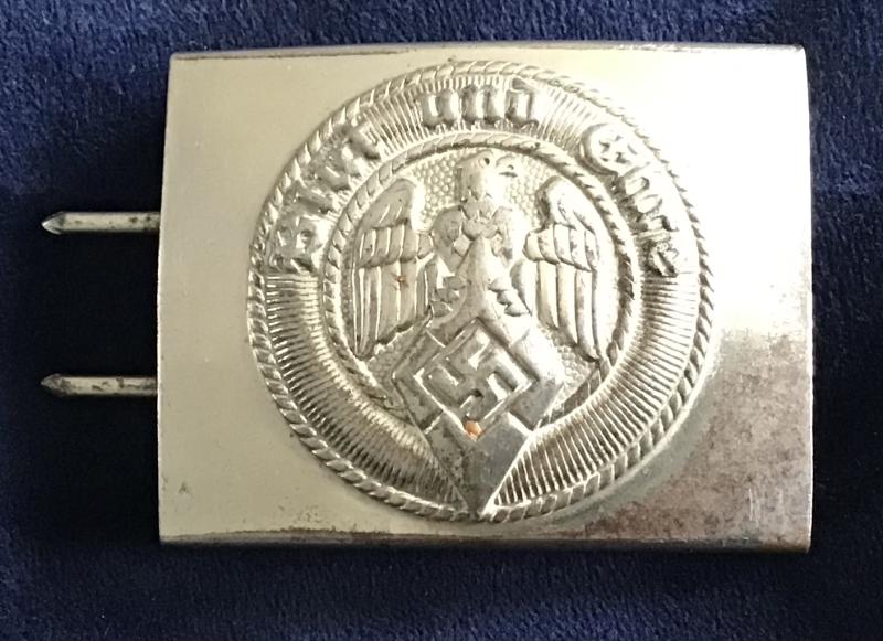 Third Reich HJ Belt Buckle