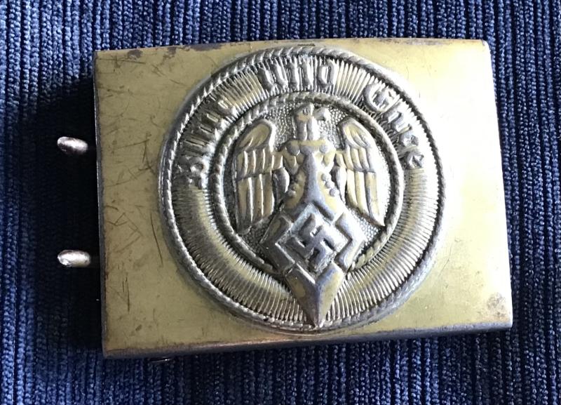 Third Reich HJ Belt Buckle