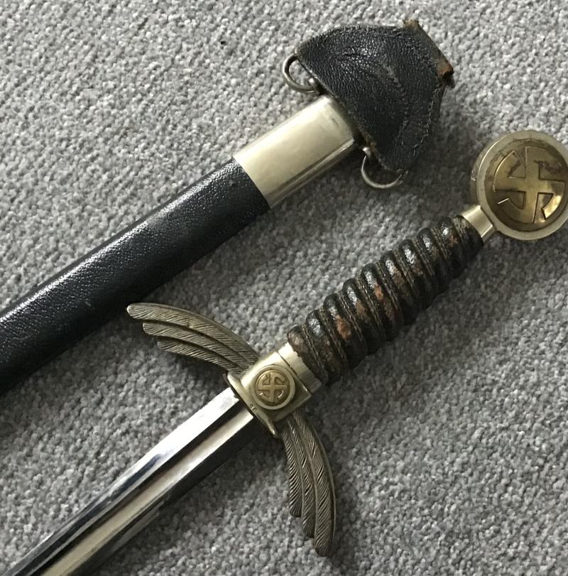 Third Reich Luftwaffe Officers Sword-Helbig