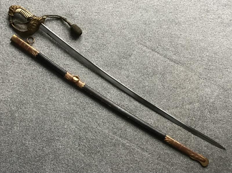 Third Reich Kriegsmarine Officers Sword-Alcoso