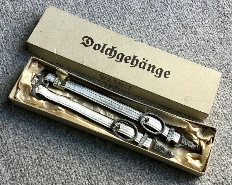 Third Reich Army Dagger Hangers-Boxed