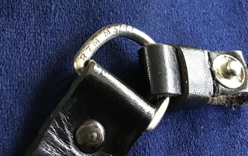 Third Reich SS Dagger Belt Loop and Grip Strap