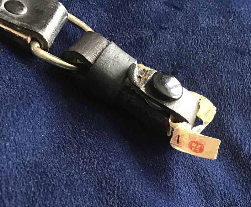 Third Reich SS Dagger Belt Loop and Grip Strap