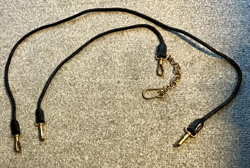 Third Reich Kreigsmarine Sword Leather Hangers