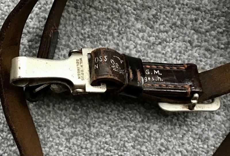 Third Reich Uniform Cross Strap-Lüneschloss