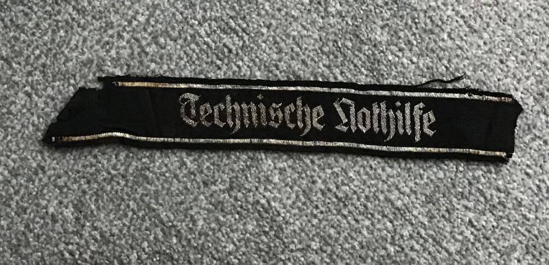 Third Reich TENO Cuff Title