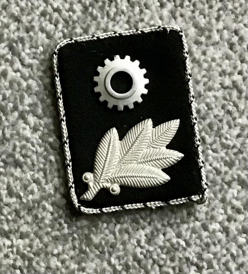 Third Reich TENO Collar Tab