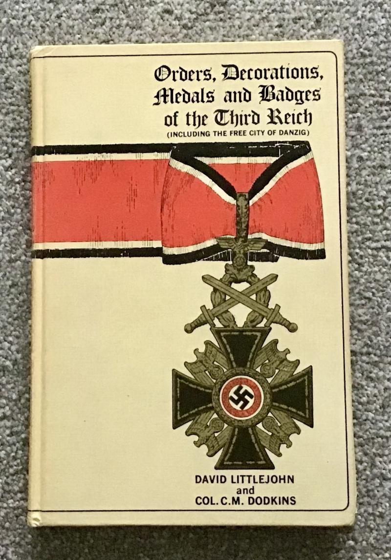 Collector Books- “Orders, Medals & Badges of the Third Reich”