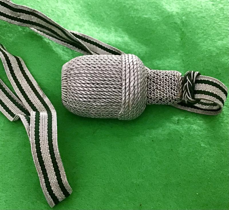 Third Reich Subordinate Forestry Cutlass Portepee