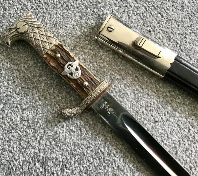 Third Reich Municipal Police Officers Bayonet-WKC