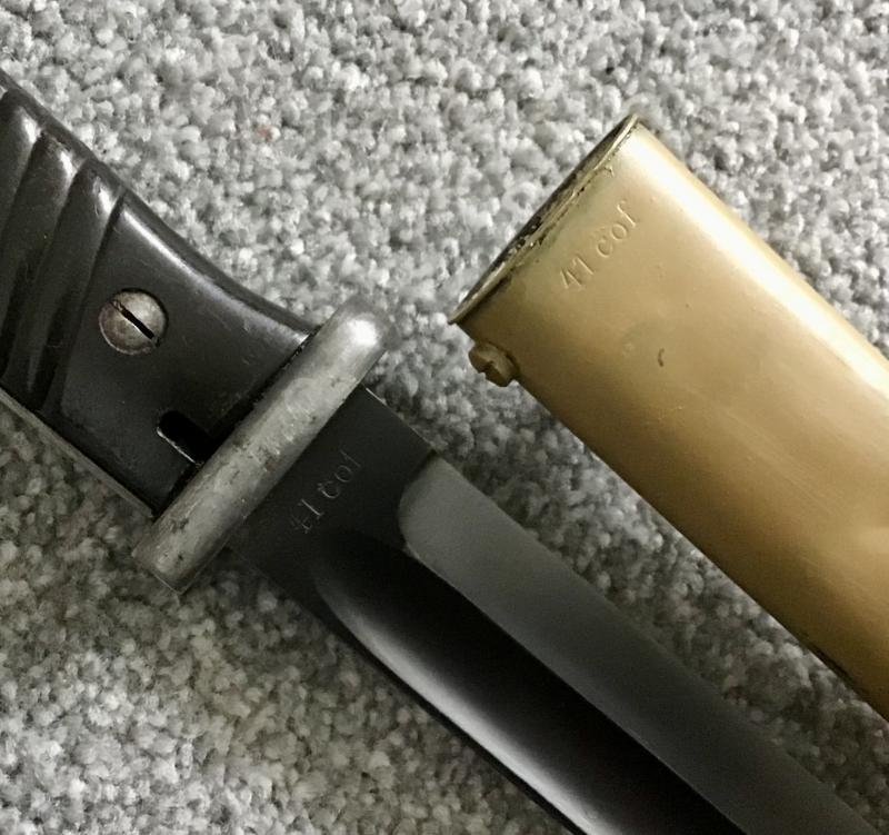 Third Reich Africa Corps (DAK) K98 Bayonet