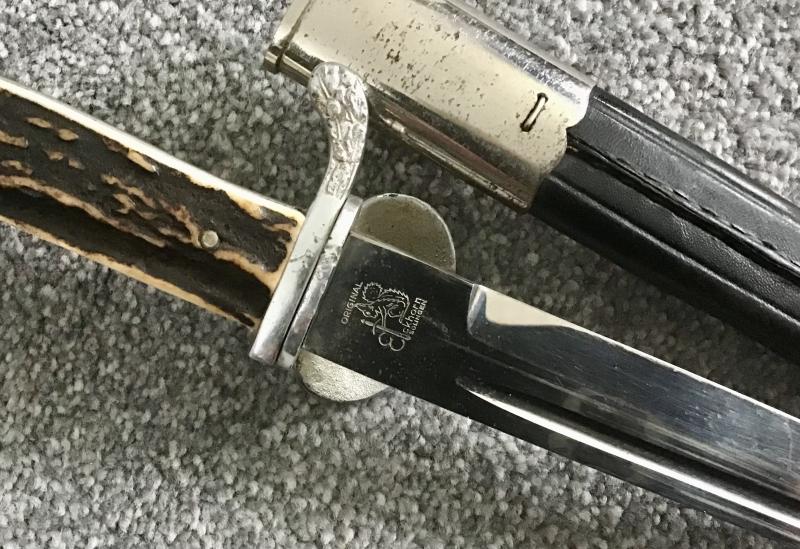 Third Reich Municipal Police Clamshell Bayonet-Eickhorn
