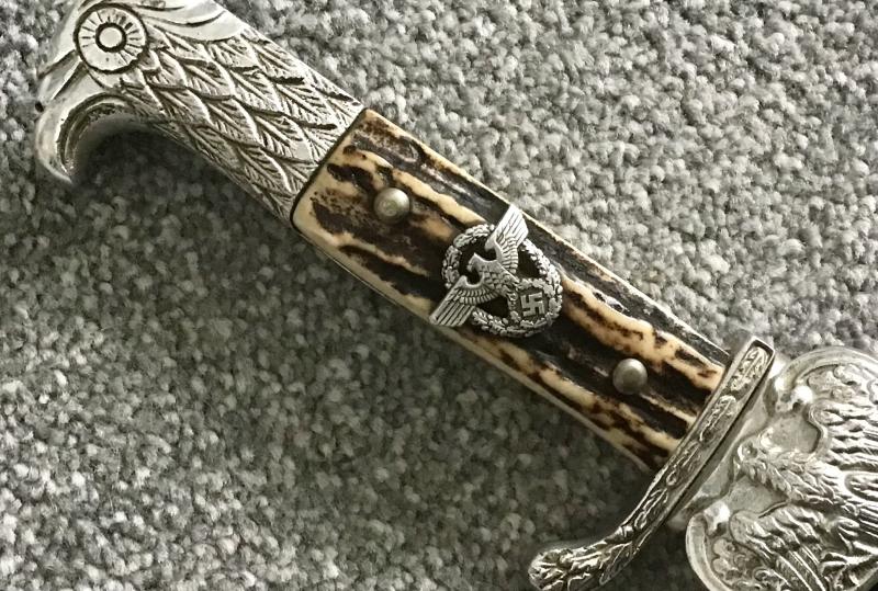 Third Reich Municipal Police Clamshell Bayonet-Eickhorn