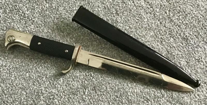 Third Reich SS Marked Dress Bayonet-Alcoso