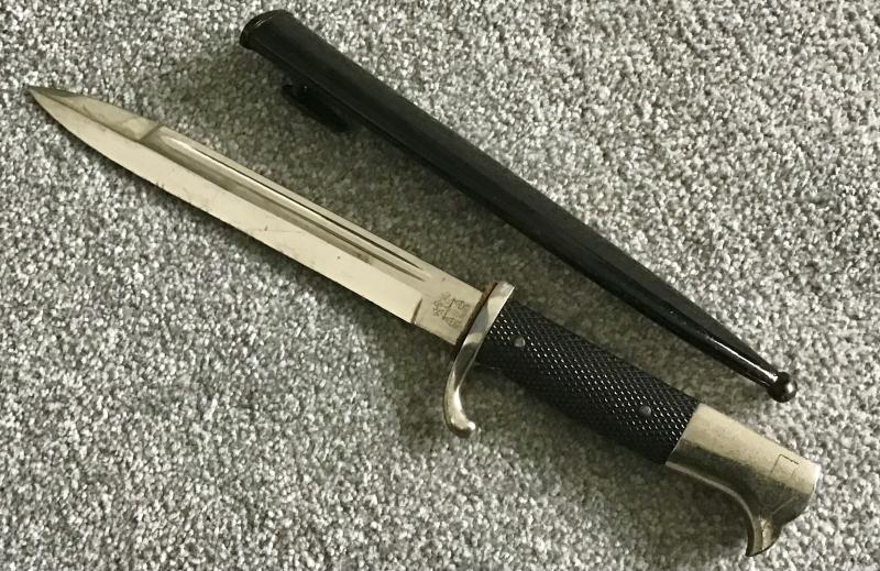 Third Reich SS Marked Dress Bayonet-Alcoso