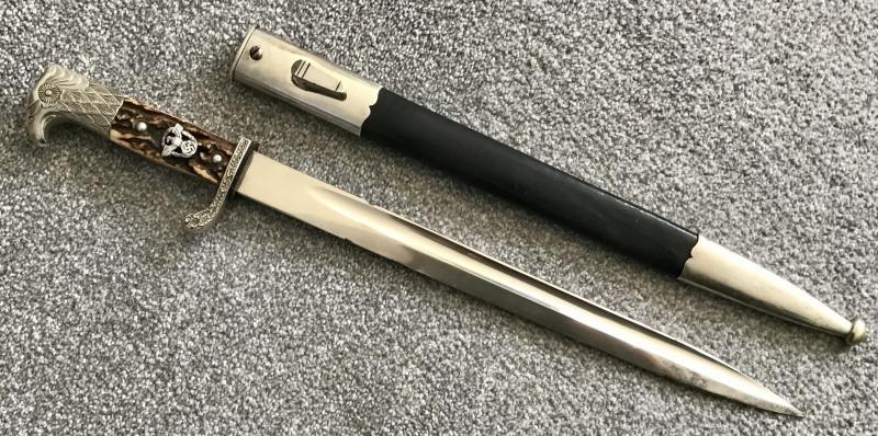 Third Reich Police Bayonet-Lüneschloss