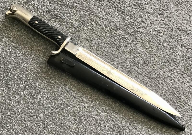 Third Reich Etched Dress Bayonet-Distributor Marked
