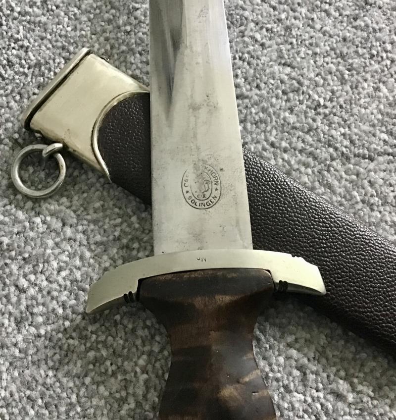 Third Reich “Erased Röhm” SA Dagger-Eickhorn