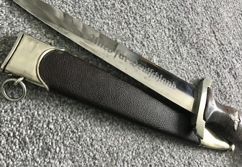 Third Reich “Erased Röhm” SA Dagger-Eickhorn