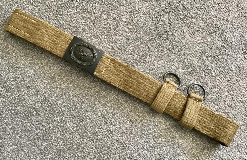 Third Reich Tropical Belt and Buckle