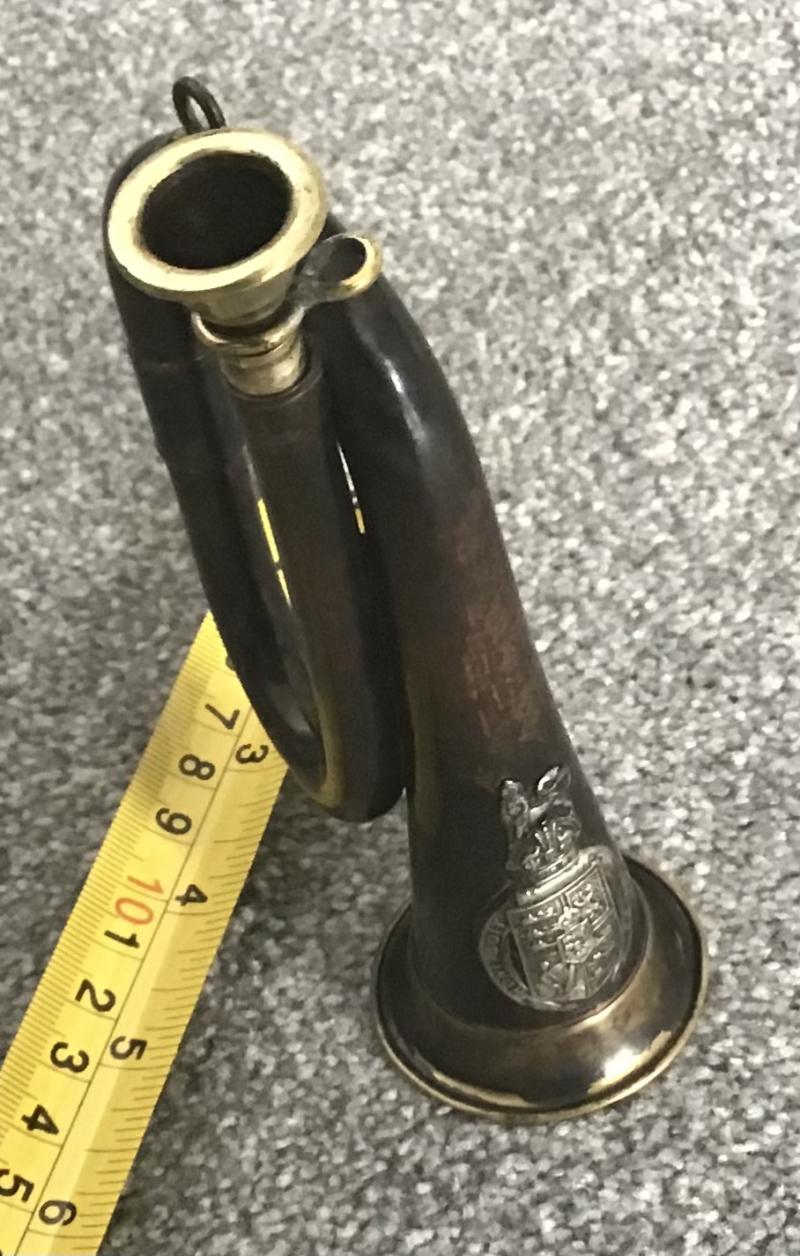 Vintage Military Cyclists Bugle